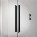 Radaway Furo Brushed GunMetal PND II parawan nawannowy 130cm prawy szczotkowany grafit 10109688-92-01R/10112644-01-01