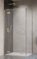 Radaway Essenza Kdj Brushed Gold kabina 120x100cm lewa szczotkowane złoto 1385042-99-01L/1384052-01-01