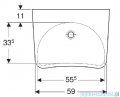 Geberit Paracelsus Umywalka bez barier 64x49cm 251060000