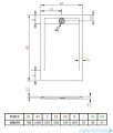 Radaway Teos F brodzik 100x70cm antracyt HTF10070-64