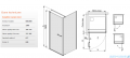 Sanplast kabina narożna kwadratowa KNDJ/PRIII-80 80x80x198 cm przezroczyste 600-073-0020-38-401