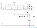 Geberit One Umywalka prostokątna z dwoma otworami na baterie 120x48cm KeraTect 505.022.01.5