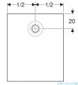 Geberit brodzik Nemea 140x90cm biały mat 550.598.00.1