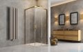 Radaway Idea Gold Kdd kabina 90x70cm złoty połysk/szkło przejrzyste 387060-09-01L/387065-09-01R