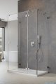 Radaway Essenza Pro Brushed Nickel Kdj+S kabina 100x80x100cm prawa szczotkowany nikiel 10097380-91-01R/10098100-01-01/10098100-01-01