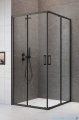 Radaway Premium Pro Black Kdd  kabina 90x100cm czarny mat/szkło przejrzyste 1017090-54-01L/1017100-54-01R