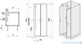 Sanplast Basic Complete KCDD/BASIC+Bza kabina czterościenna kompletna 80x80x202 cm przejrzysta 602-460-0420-01-4B0