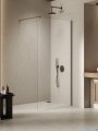 New Trendy Nesta Gunmetal Brushed kabina Walk-In 80x200 cm grafit szczotkowany K-1755
