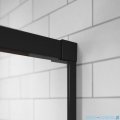 Radaway Idea Black Dwj drzwi wnękowe 140cm lewe czarny mat/szkło przejrzyste 387018-54-01L