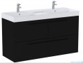 Roca Ella szafka 118x44x63 CZARNY  MAT A857772532