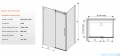 Sanplast kabina KND2/ALTII 90x150-160 narożna prostokątna przejrzysta 600-121-0951-42-401