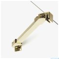 New Trendy Nesta Light Gold kabina 110x90x200 cm drzwi podwójne złoty połysk/szkło przejrzyste K-4566