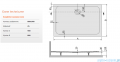 Sanplast Free Line brodzik prostokątny B/FREE 80x90x2,5cm+stelaż 615-040-4350-01-000
