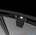 Radaway Premium Pro Black Kdd  kabina 100x90cm czarny mat/szkło przejrzyste 1017100-54-01L/1017090-54-01R