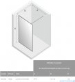 New Trendy Avexa Black kabina Walk-In 70x200 cm przejrzyste EXK-2038