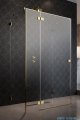 Radaway Essenza Pro Gold Kdj+S kabina 90x90x90cm lewa złoty połysk/szkło przejrzyste 10097390-09-01L/10098090-01-01/10098090-01-01
