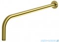 Kohlman Experience Gold zestaw prysznicowy z deszczownicą 30 cm złoty połysk QW210EGDR30