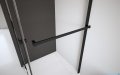 Radaway Idea Black Kdd kabina 110x100cm czarny mat/szkło przejrzyste 387063-54-01L/387062-54-01R