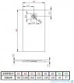Radaway Kyntos F brodzik 210x70cm antracyt HKF21070-64