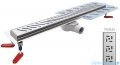 Wiper New Premium Tivano Odpływ liniowy z kołnierzem 80 cm syfon drop 35 szlif 500.0098.02.080