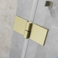 Radaway Essenza Pro Brushed Gold Kdj kabina 90x90cm lewa szczotkowane złoto 10097090-99-01L/10098090-01-01