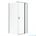 Radaway Nes Kdj II Brushed GunMetal kabina 90x75cm prawa szczotkowany grafit 10032090-92-01R/10039070-01-01
