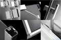 Radaway Essenza KDJ kabina 80x80 prawa szkło brązowe + brodzik Delos C + syfon 32812-01-08NR