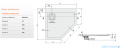 Sanplast Space Line brodzik pięciokątny BPK/SPACE 90x90x3cm 615-110-0530-01-000