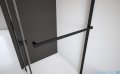 Radaway Nes 8 Black Dws I drzwi wnękowe 130cm prawe czarny mat/szkło przejrzyste 10078110-54-01R/10078113-01-01