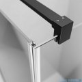 Radaway Nes Black Dwd II drzwi wnękowe 140cm W1 czarny mat/szkło przejrzyste 10037083-54-01/10041057-54-01