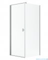 Radaway Nes Kdj I Brushed Nickel kabina 80x80cm lewa szczotkowany nikiel 10022080-91-01L/10039080-01-01
