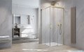 Radaway Idea 8 Kdd Brushed Gold kabina 90x120cm szczotkowane złoto 10370090-99-01L/10370120-99-01R