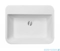 Besco Assos S-Line Glam Srebrna umywalka nablatowa 40x50x15cm #UMD-AP-NBS