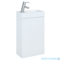 Elita Young Basic Set szafka z umywalką komplet 40x68x22cm biały połysk 163068