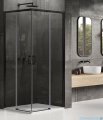 New Trendy Prime Black kabina prostokątna 100x80x200 cm przejrzyste D-0316A/D-0313A