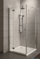 Radaway Torrenta Kdj Kabina prysznicowa 90x100 lewa szkło przejrzyste + brodzik Doros D + syfon