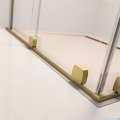 Radaway Furo Brushed Gold kabina Walk-in 80x200cm prawa szczotkowane złoto 10106438-99-01R/10110394-01-01