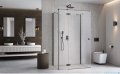 Radaway Essenza Brushed GunMetal Kdj+S kabina 70x120x70cm lewa szczotkowany grafit 1384048-01-01/1385024-92-01L/1384048-01-01