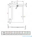 Radaway Teos F brodzik 110x90cm antracyt HTF11090-64