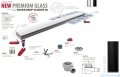 Wiper New Premium Black Glass Odpływ liniowy z kołnierzem 90 cm syfon drop 50 poler 500.0385.01.090