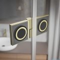 Radaway Essenza Pro Brushed Gold Dwj drzwi wnękowe 110cm prawe szczotkowane złoto 10099110-99-01R