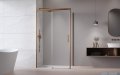 Radaway Idea Kdj Brushed Copper kabina 110x75cm lewa szczotkowana miedź 387041-93-01L/387049-93-01R
