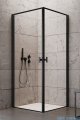 Radaway Nes 8 Black Kdd I Frame kabina 80x80cm czarny mat/szkło przejrzyste 10071080-54-56L/10071080-54-56R