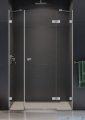 New Trendy Eventa drzwi wnękowe pojedyncze z dodatkową ścianką 170x200 cm przejrzyste prawe chrom EXK-4467