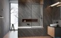 Radaway Modo F SL Brushed GunMetal PNJ II parawan nawannowy 100cm prawy szczotkowany grafit/przejrzyste 10406100-92-01R