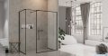 New Trendy New Modus Black Walk-In 150x100x200cm przejrzyste EXK-0123