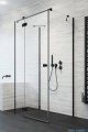 Radaway Essenza Black Kdj+S kabina 80x90x80cm lewa szkło przejrzyste 1384051-01-01/1385020-54-01L/1384051-01-01