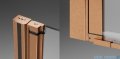 Radaway Nes Brushed Copper KDD B / KDD I kabina 90x100cm prawa szczotkowana miedź przejrzyste 10024090-93-01R/10015100-93-01R