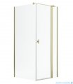 Radaway Nes Kdj II Gold kabina 90x75cm prawa złoty połysk 10032090-09-01R/10039075-01-01