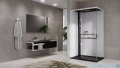 Novellini Glax 2 2.0 kabina z hydromasażem 120x80 lewa czarna G222P120ST1-1HU